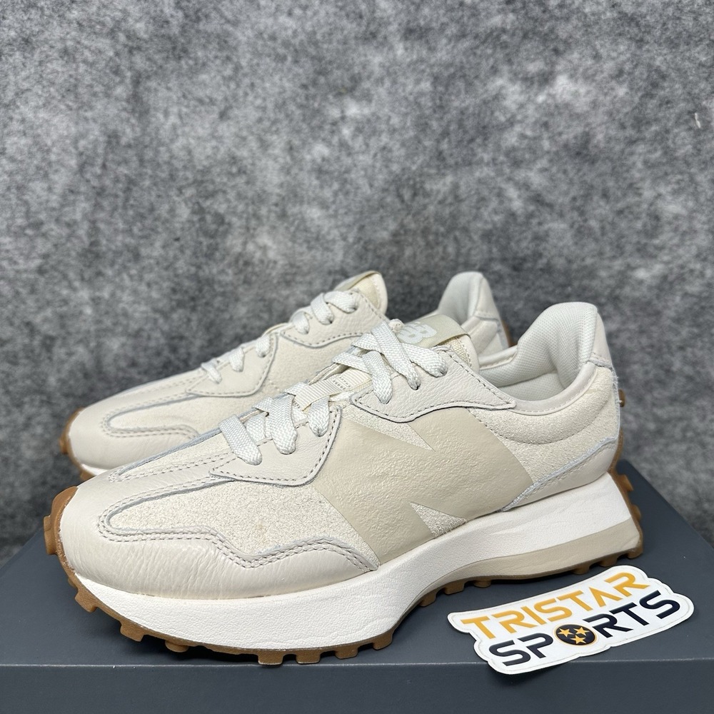 New Balance 327 Sneakers Womens Size 10 Beige Grey Gum Shoes WS327DBA